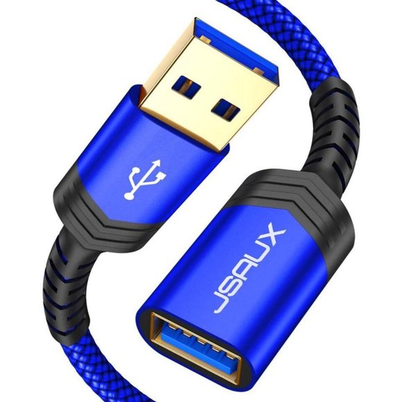 JSAUX USB 3.0 Extension Cable, (10FT) USB A Male to USB A Female Extension - Picture 4 of 9